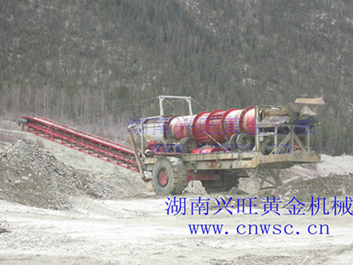 脫泥選金機(jī) 國外現(xiàn)場(chǎng)