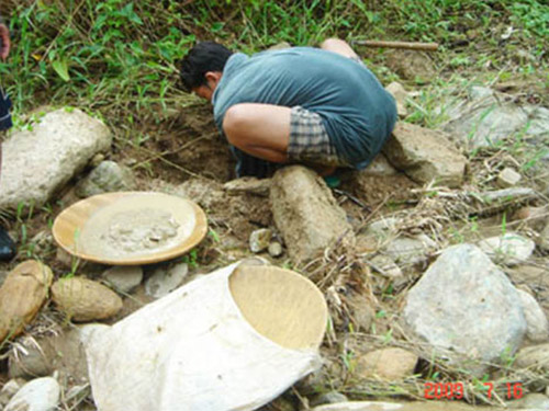 老撾、柬埔寨淘沙金